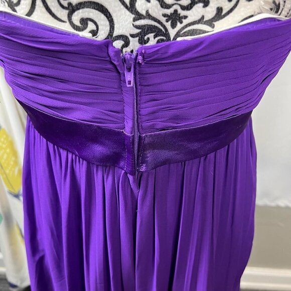 Xcite Extreme strapless fit n flare empire waist rhinestone evening dress. Sz 6 - Picture 8 of 11